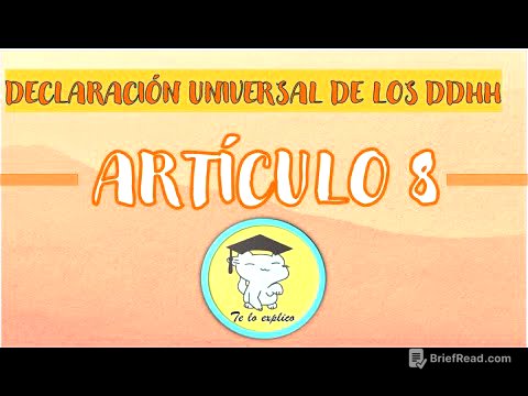 Artículo 8 - Declaración Universal de los Derechos Humanos