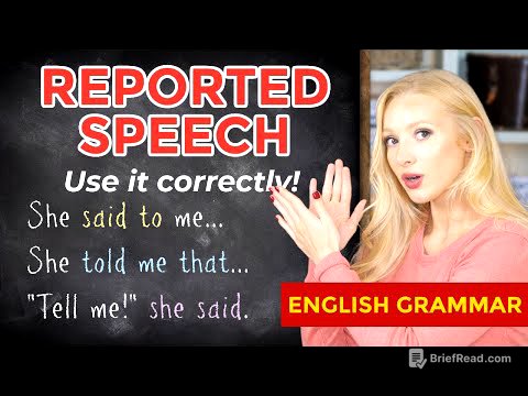 REPORTED SPEECH in English - Indirect Speech | Reported Speech | Direct Speech (+ Free PDF & Quiz)