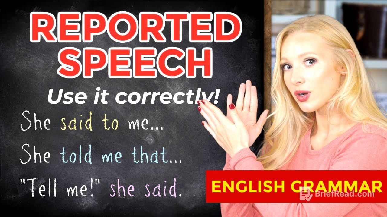 REPORTED SPEECH in English - Indirect Speech | Reported Speech | Direct Speech (+ Free PDF & Quiz)