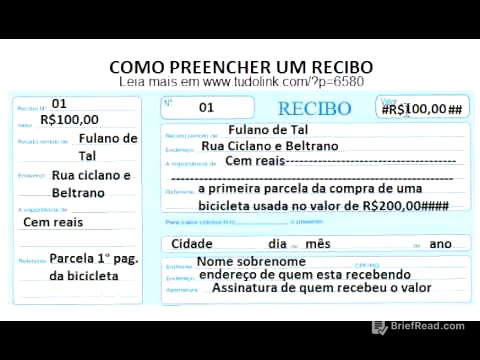 Como preencher um recibo de pagamento, aluguel, compra, etc