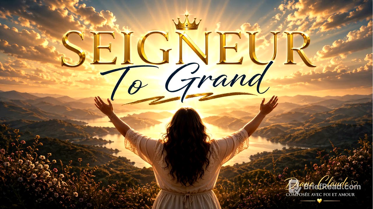 ✨ SEIGNEUR TO GRAND – Diane Claude | Chant de Louange & Adoration