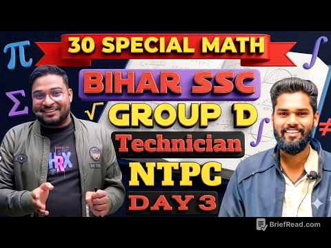30 Special Math Marathon Class - 3 For All Exam By- Saurav Sir #gkgsmasti #mathclass