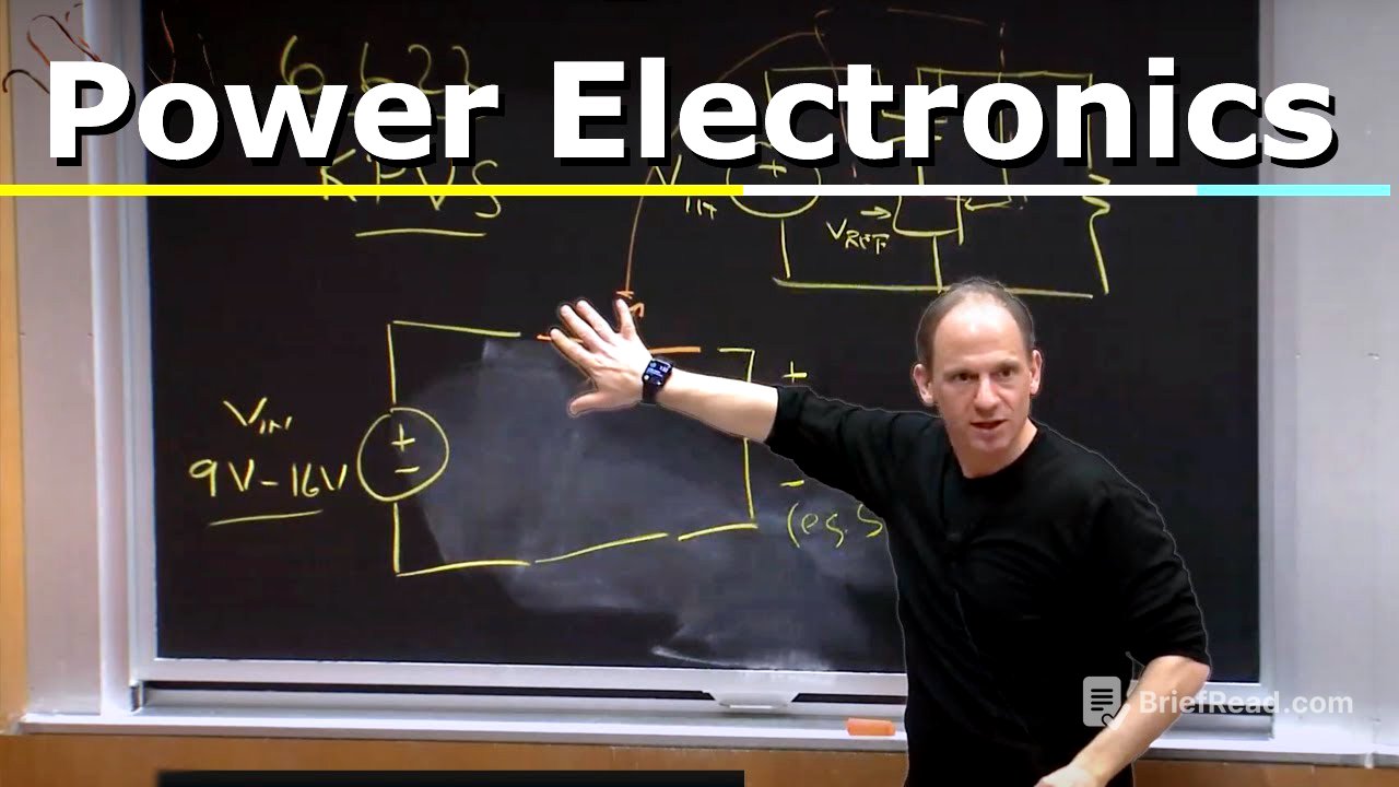 Lecture 1: Introduction to Power Electronics