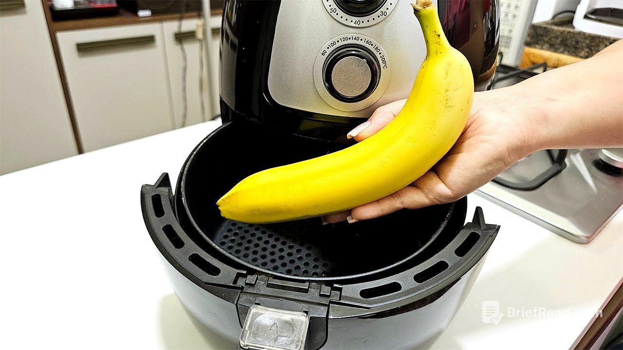 FAZ HOJE essa BANANA na Air Fryer! Você precisa experimentar 😋