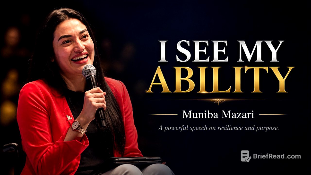 Muniba Mazari Speech: I See My Ability | English Subtitles