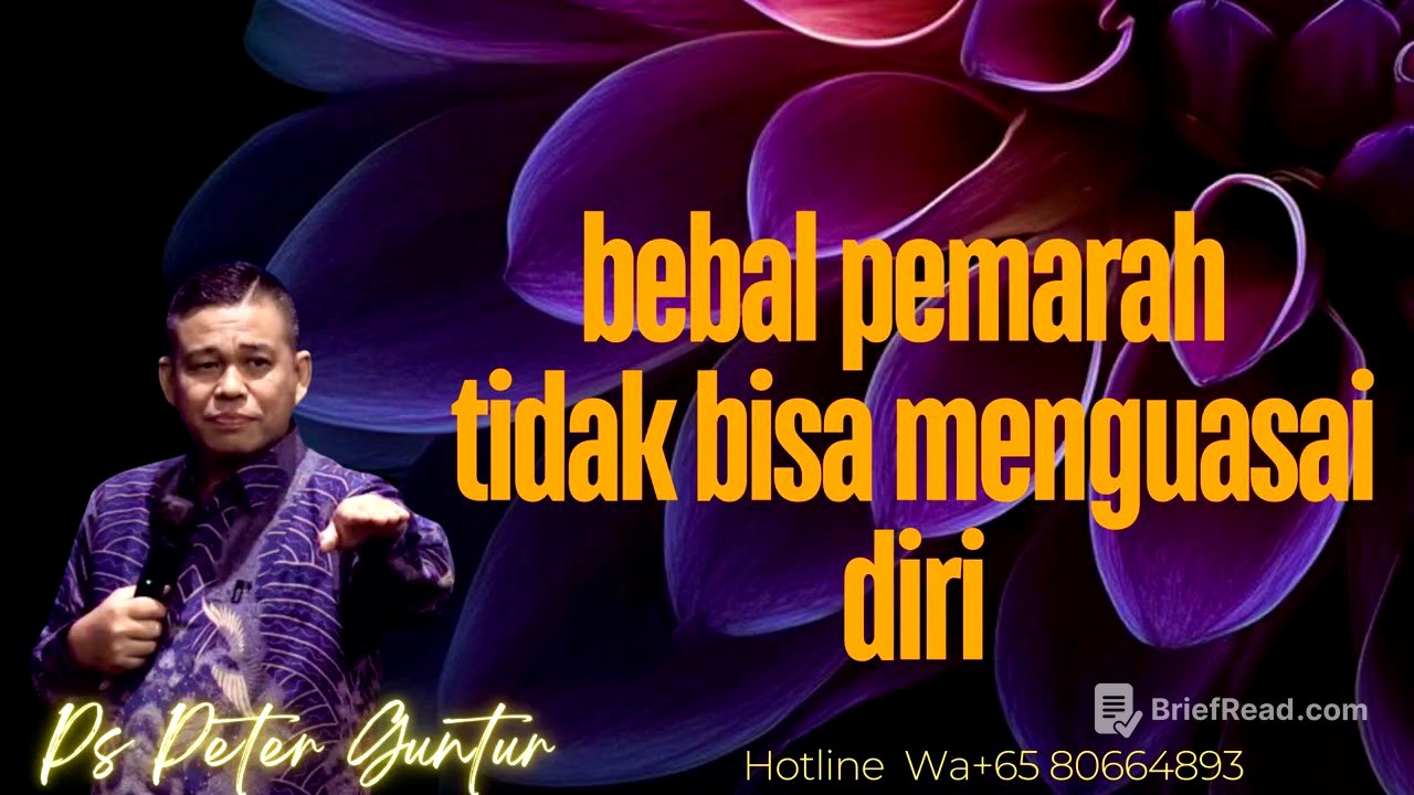 BEBAL PEMARAH TIDAK BISA MENGUASAI DIRI   - PETER GUNTUR