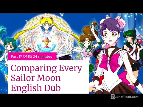 Comparing Every Sailor Moon Dub | Dic VS Viz VS Cloverway セーラームーン