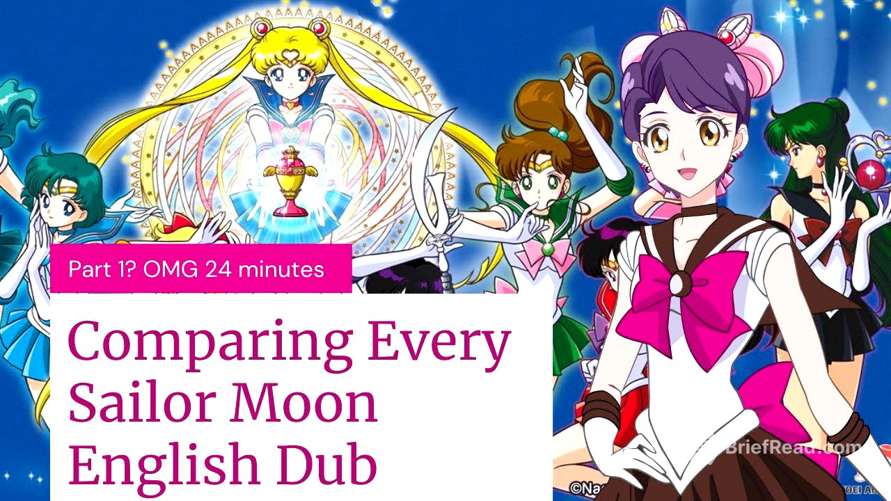 Comparing Every Sailor Moon Dub | Dic VS Viz VS Cloverway セーラームーン
