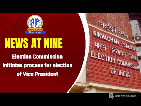 Election Commission initiates process for election of Vice President