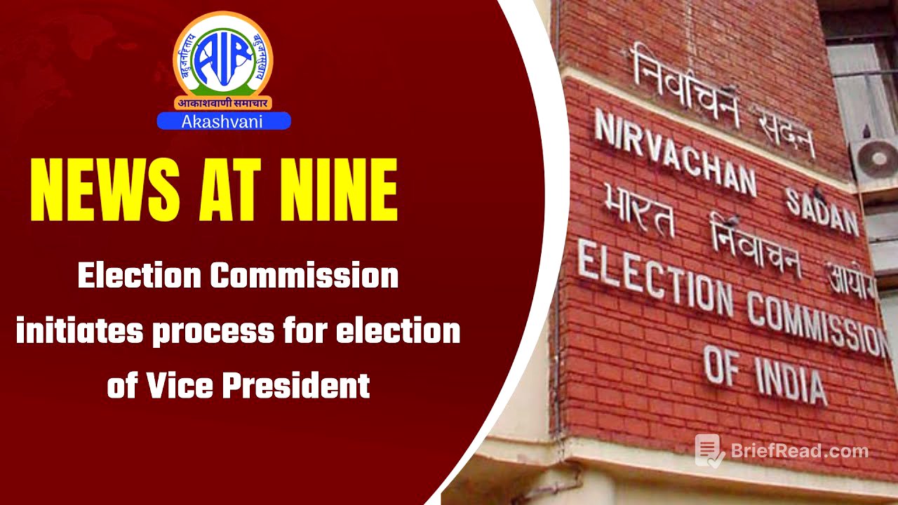 Election Commission initiates process for election of Vice President