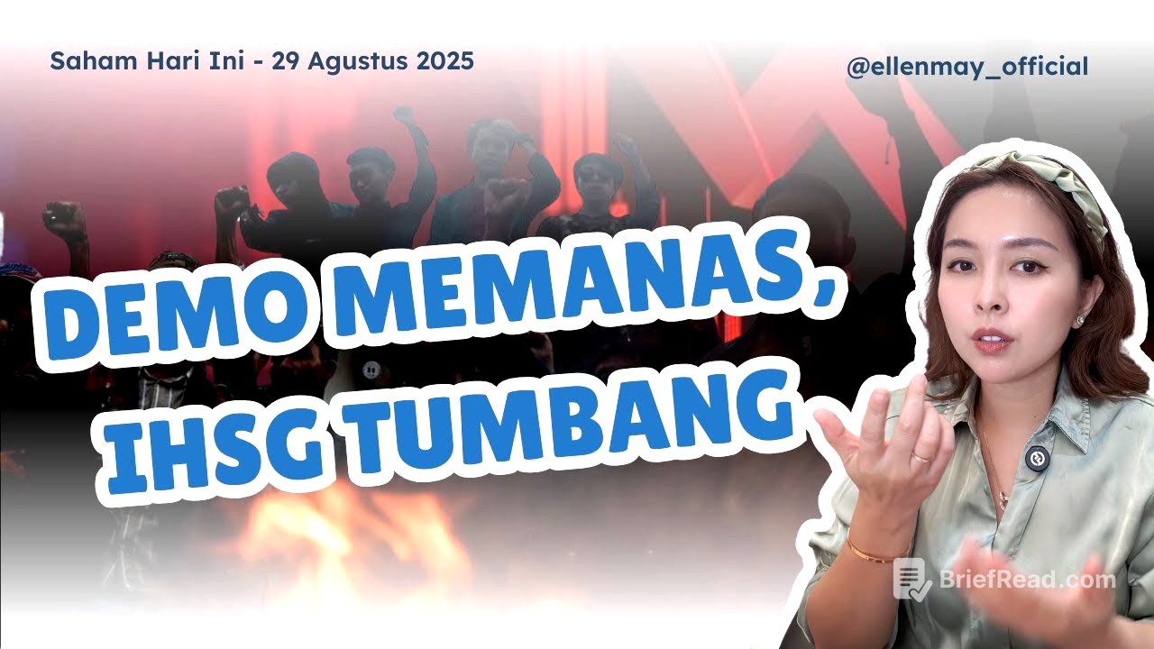 Saham Hari Ini 29 Agustus 2025: Demo Memanas, IHSG Turun, Rupiah Melemah, Gimana Nasib Market?