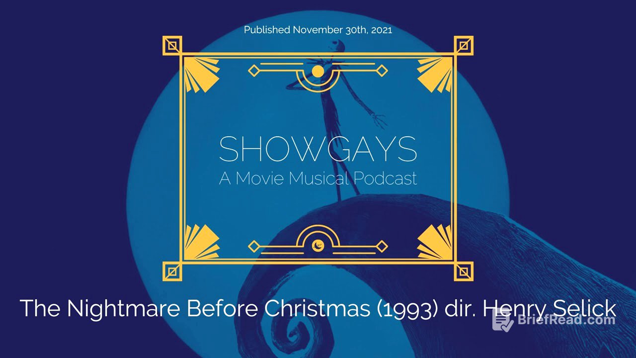 The Nightmare Before Christmas (1993) dir. Henry Selick | Showgays: A Movie Musical Podcast