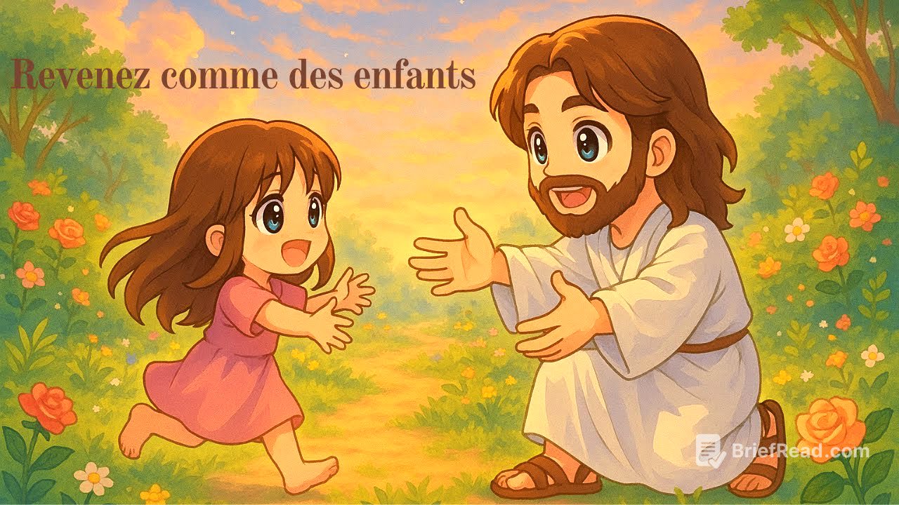 Revenez comme des enfants