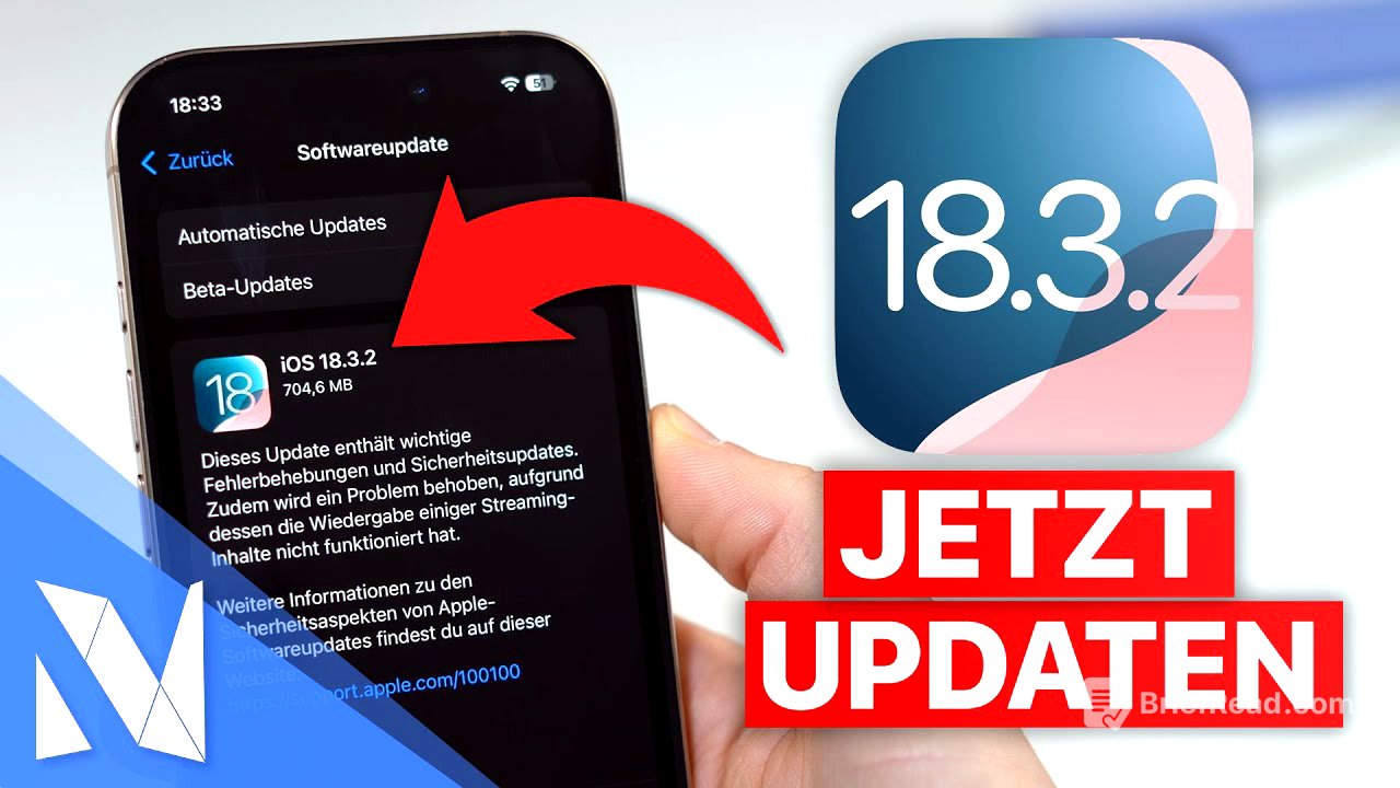 iOS 18.3.2 ist da - WICHTIGES Sicherheitsupdate | Nils-Hendrik Welk