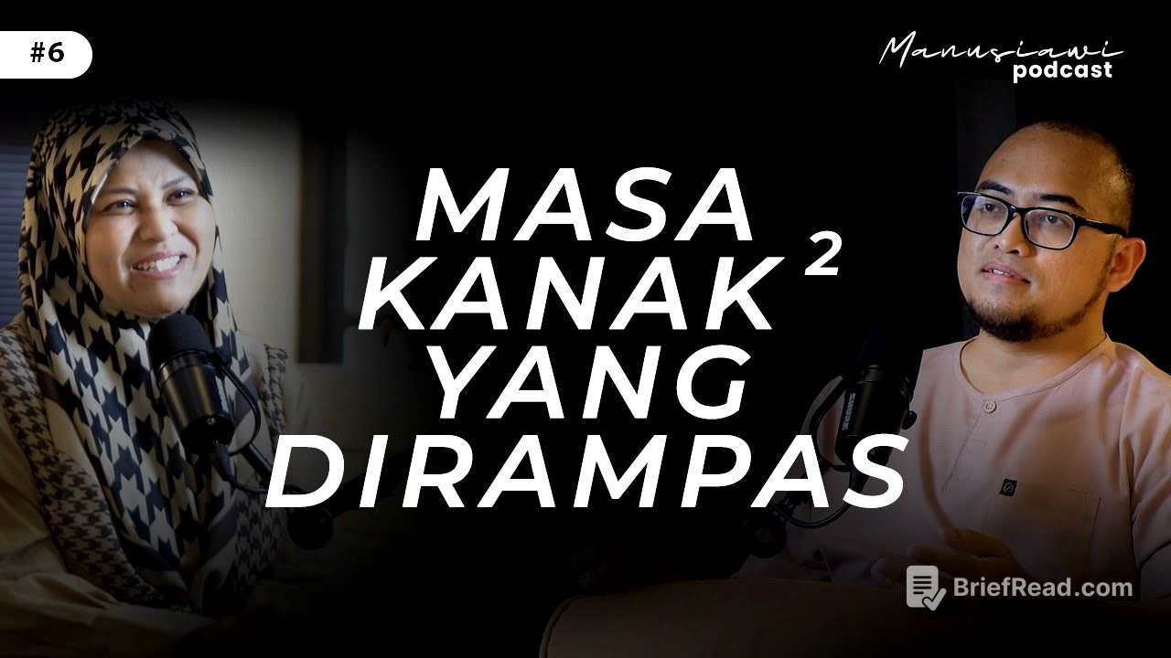 Dr. Putri Afzan Maria - Masa Kecil Anak-anak Yang Dirampas dan Salah Faham Tentang Dunia Mereka