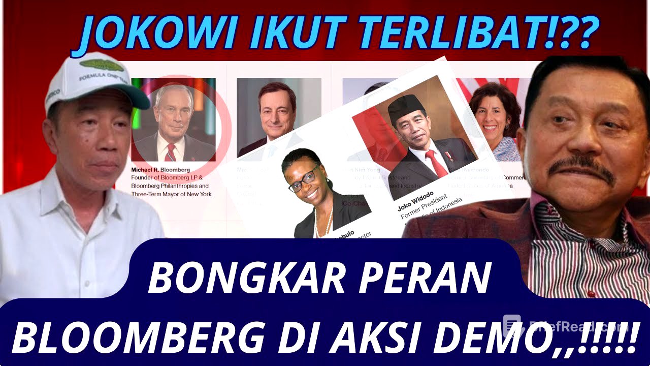 JOKOWI PANIK,,,!!! HENDROPRIYONO BONGKAR KETERLIBATAN BLOOMBERG DI AKSI BERDARAH 28 AGUSTUS #jokowi