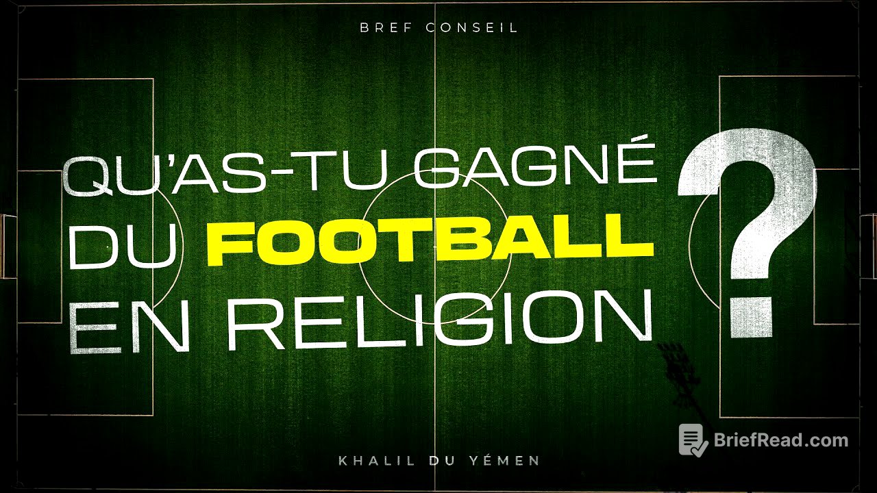 Qu'as-tu gagné du Football en religion ?