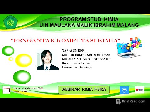 Webinar Pengantar Komputasi Kimia