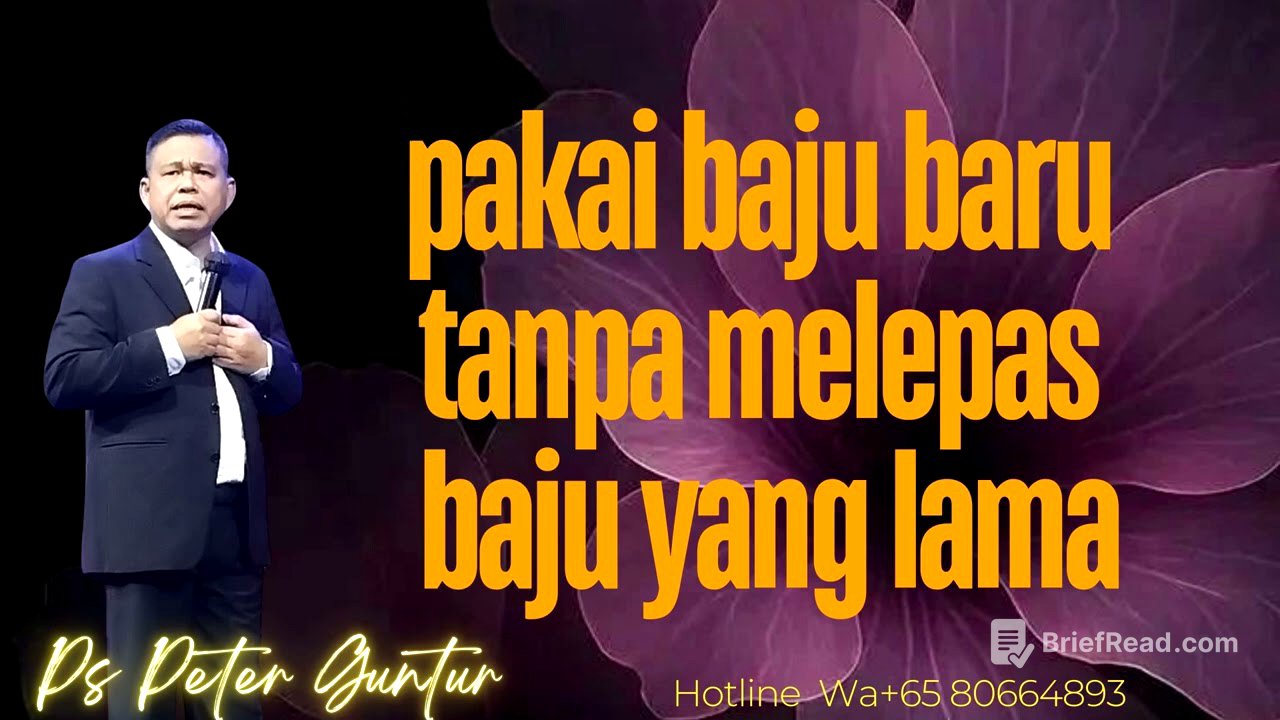 PAKAI BAJU BARU TANPA MELEPAS BAJU YANG LAMA  -  PETER GUNTUR