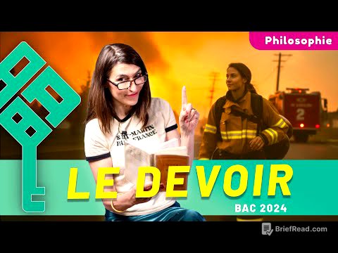 Le Devoir - La notion en philosophie - Bac 2025