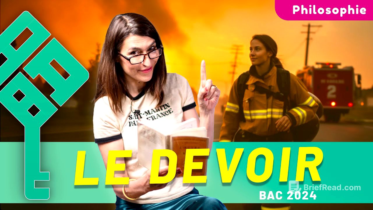 Le Devoir - La notion en philosophie - Bac 2025