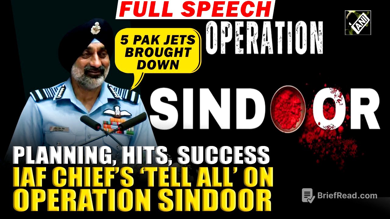 “Hit 5 Pak Jets, Op Sindoor Dream come true” IAF Chief AP Singh reveals details of Op Sindoor