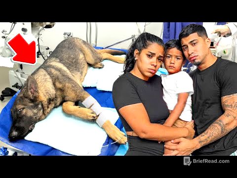Our dog broke his leg…