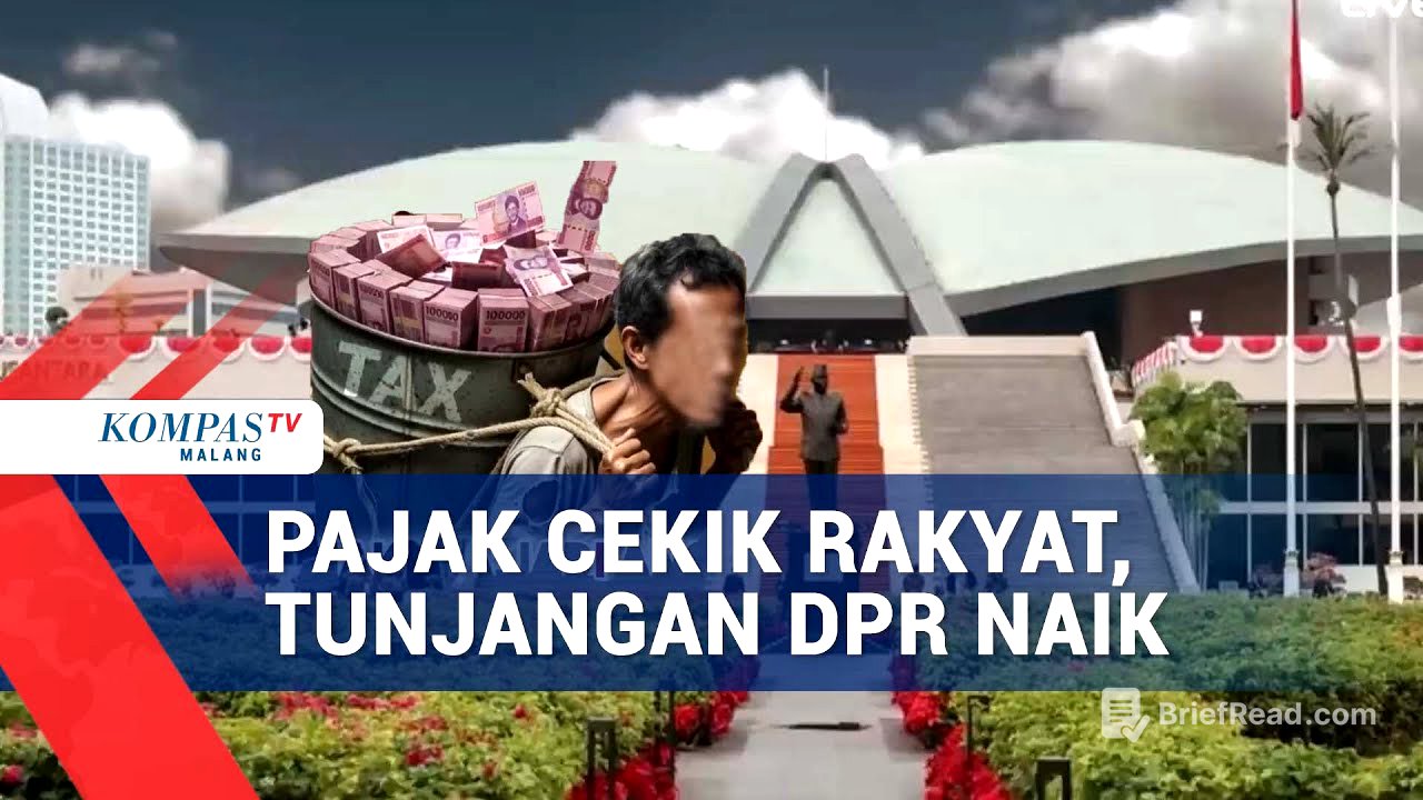 Rakyat Tercekik Pajak, Anggota DPR Dibayari Negara