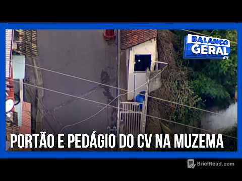 TRAFICANTES DO CV ESTÃO COLOCANDO UM PORTÃO NA MUZEMA PARA COBRAR PEDÁGIO