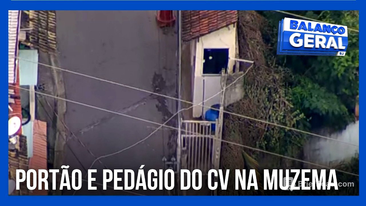 TRAFICANTES DO CV ESTÃO COLOCANDO UM PORTÃO NA MUZEMA PARA COBRAR PEDÁGIO