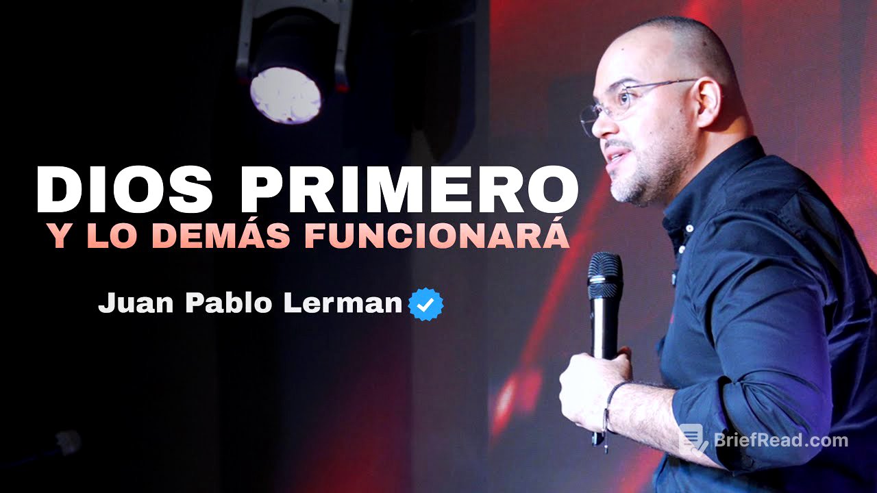 DIOS PRIMERO Y LO DEMÁS FUNCIONARÁ | Juan Pablo Lerman @vidaabundantecolombia