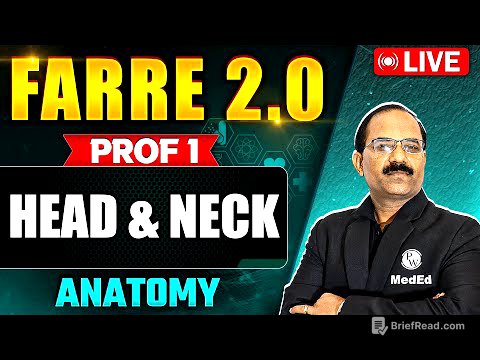 Head & Neck |  Anatomy | FARRE 2.0 | MBBS Prof 1 | Dr. Pradeep
