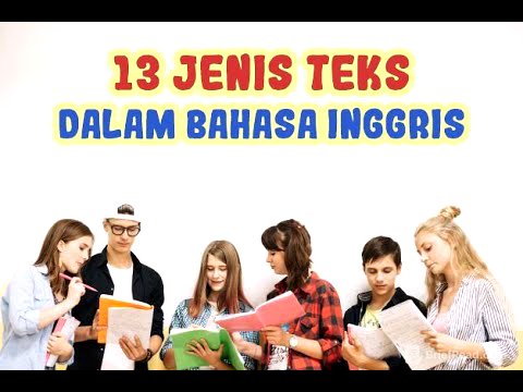 13 Jenis Teks dalam Bahasa Inggris dan Strukturnya