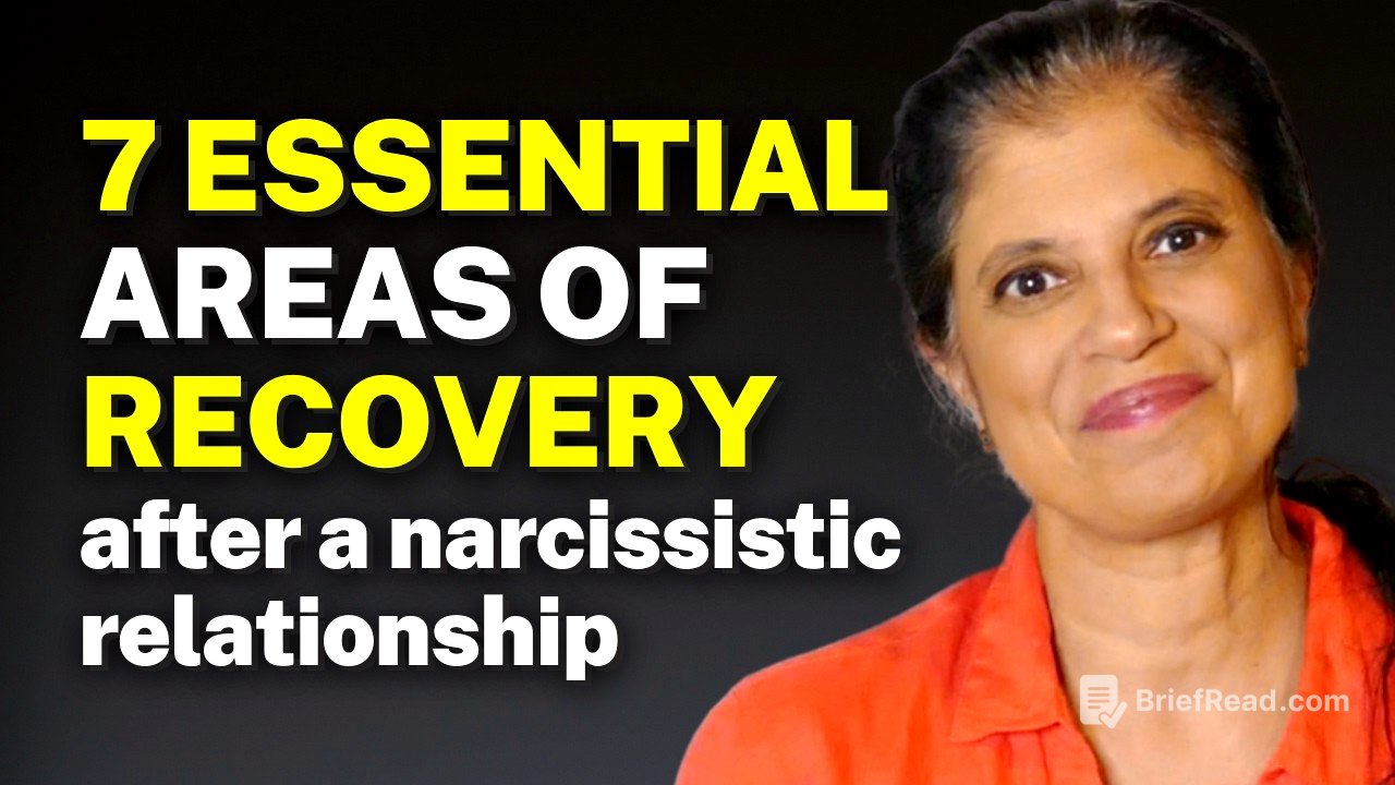 7 CRITICAL areas of recovery after a narcissistic relationship