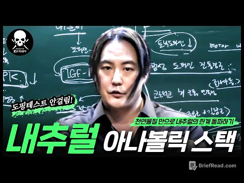 내추럴로 약쟁이들을 이기려면, 이렇게 셋팅 해야합니다. 내추럴 아나볼릭 합법 도핑 스택 최신 개정판 [남자훈련소]