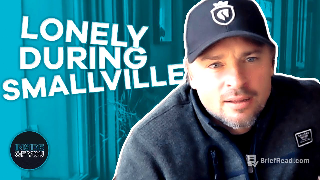 TOM WELLING ON BEING LONELY ON SMALLVILLE #insideofyou #smallville