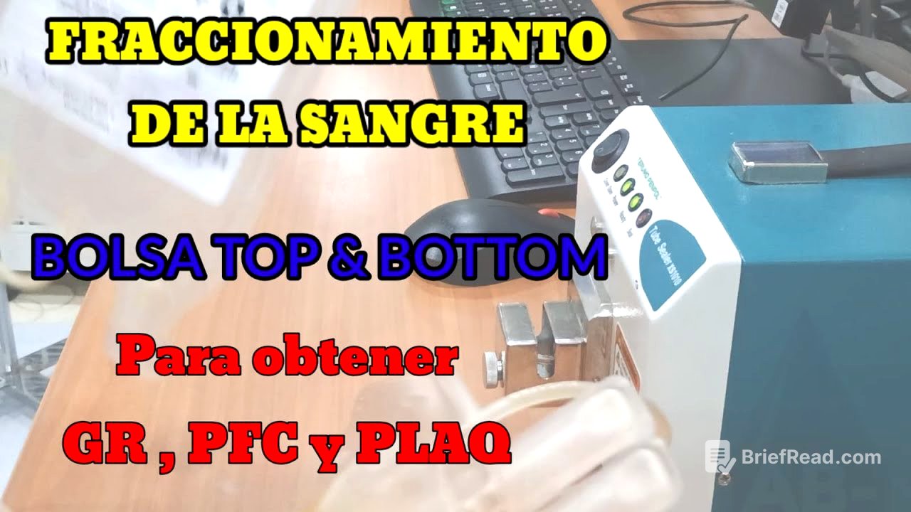 FRACCIONAMIENTO REAL BOLSA CUÁDRUPLE TOP AND BOTTOM PARA OBTENER GR, PFC Y PLAQUETAS.