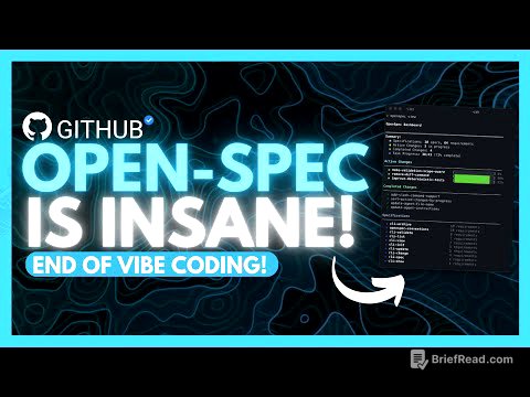 OpenSpec: NEW Toolkit Ends Vibe Coding! 100x Better Than Vibe Coding (Full Tutorial)