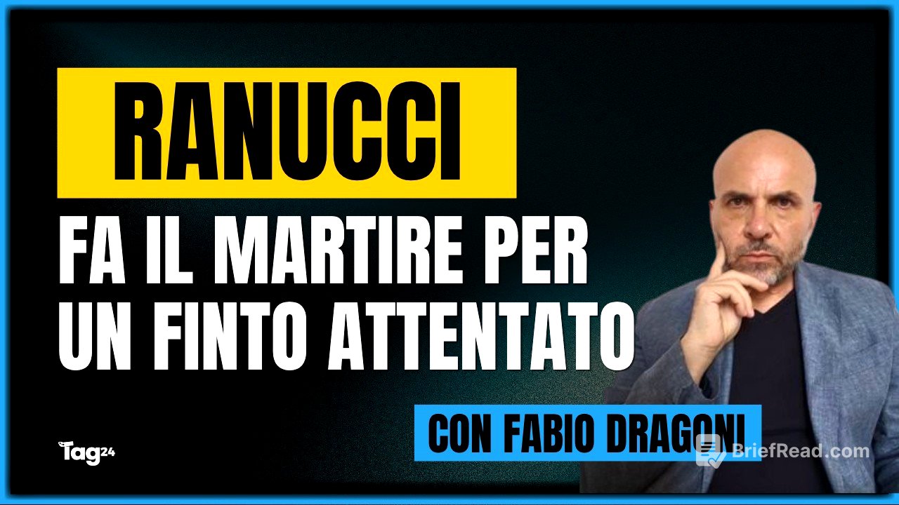 Dragoni contro Ranucci: "Dopo un attentato finto, si paragona a Falcone e Borsellino"