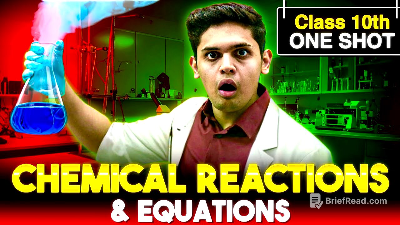 Chemical Reactions and Equations🔥| CLASS 10 Science | Complete Chapter | NCERT Covered