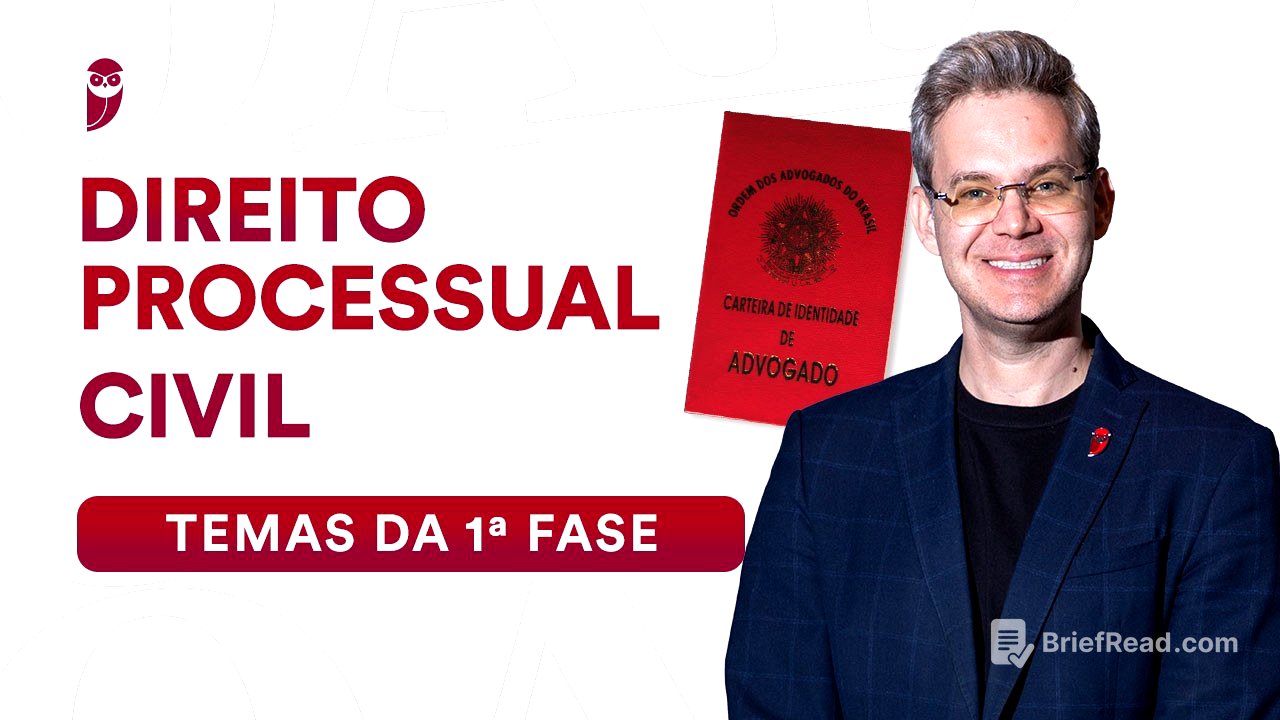 Direito Processual Civil - Temas da 1ª fase [OAB]