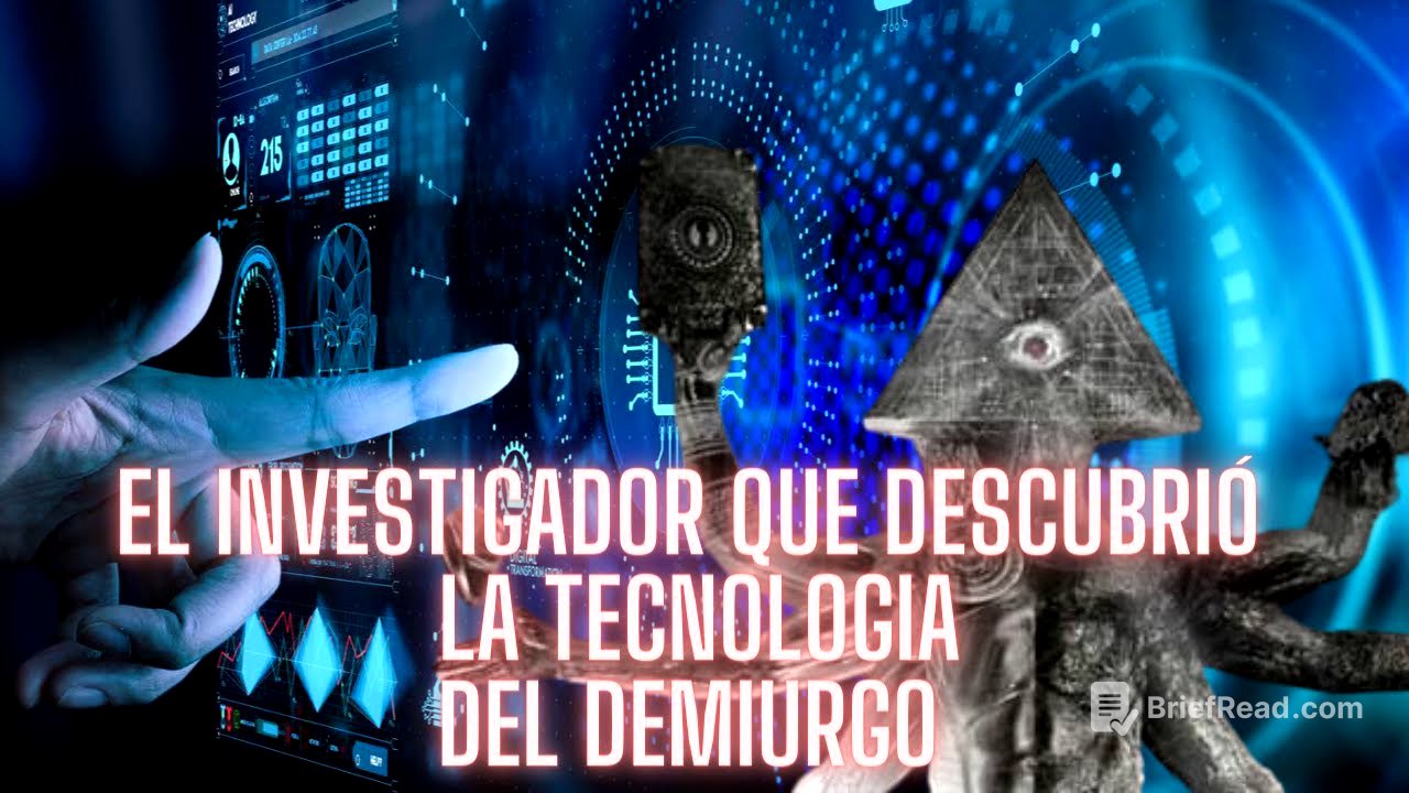 El investigador que nos alerta de la tecnología ARCONTE DEL DEMIURGO