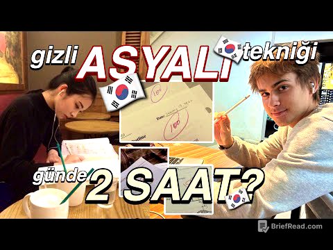 Gizli ASYALI Ders Çalışma Tekniğini Denedim! (liseliler mutlaka bilmeli)