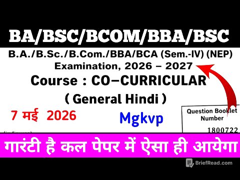 co curricular 4th semester general Hindi mgkvp 2026 | co curricular general Hindi 4th semester 