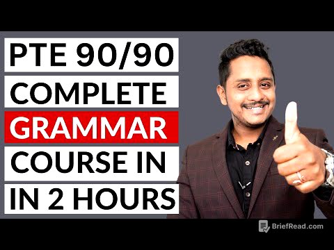 Score 90 in PTE: Complete English Grammar Course in Just 2 Hours - 2024 | Skills PTE Academic