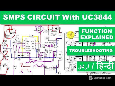 #138 UC3844 Current Mode SMPS Circuit - Circuit Explained with Troubleshooting