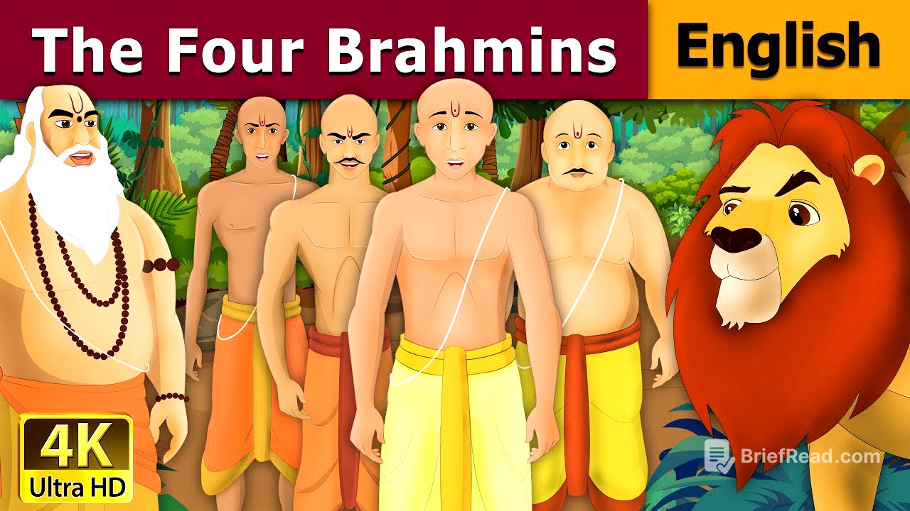 Four Brahmins in English | Stories for Teenagers | @EnglishFairyTales