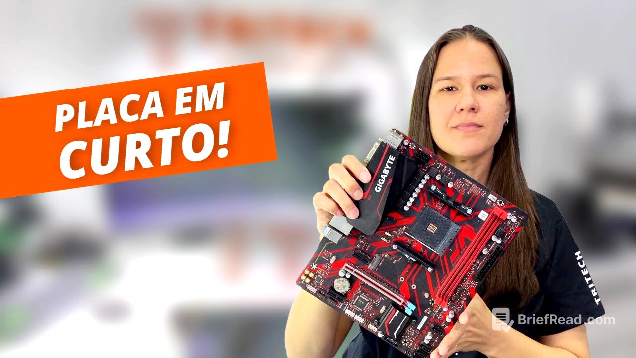 GIGABYTE B450M GAMING - NÃO LIGA!