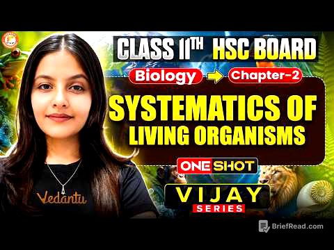 Systematic Of Living Organisms Class 11 One Shot | Class 11 Biology Chapter 2 | HSC Board |Radha Mam