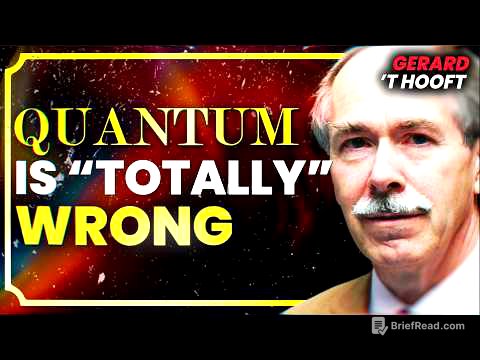 The Nobel Laureate Who (Also) Says Quantum Theory Is "Totally Wrong"